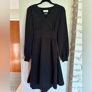Kate Spade black midi dress, size 10